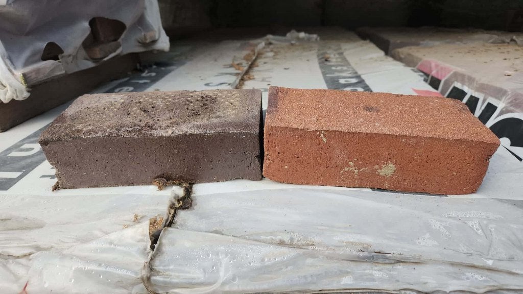 1 - Metselstenen, bouwstenen rood en bruin Engels + Deppe, Ophalen, Overige materialen, Overige typen, Nieuw