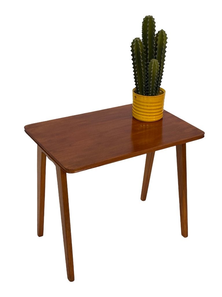 Vintage Bijzettafel Plantentafeltje Jaren 60 Design, Minder dan 45 cm, Minder dan 55 cm, Gebruikt, Vintage
