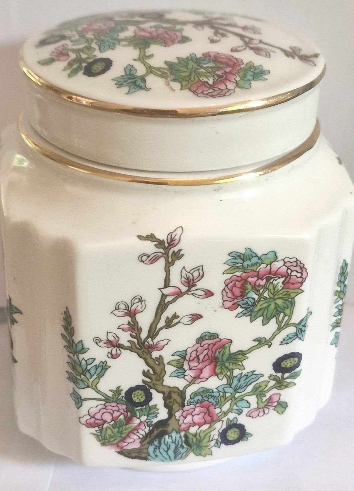 Prachtige vintage theebus, Antiek en Kunst, Antiek | Porselein, Ophalen of Verzenden