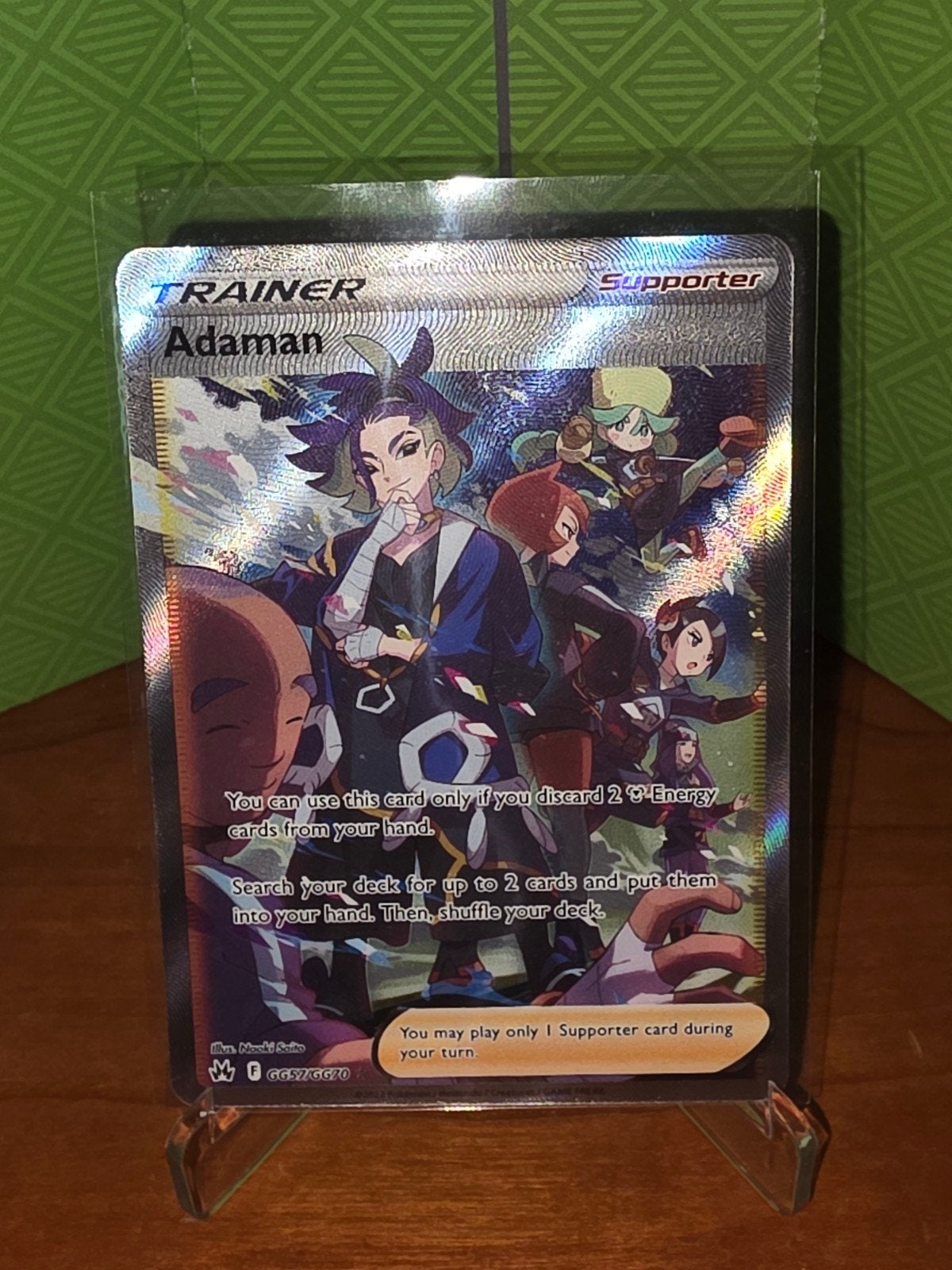 Adaman GG57 Pokemon Crown Zenith CRZ, Ophalen of Verzenden, Zo goed als nieuw, Losse kaart
