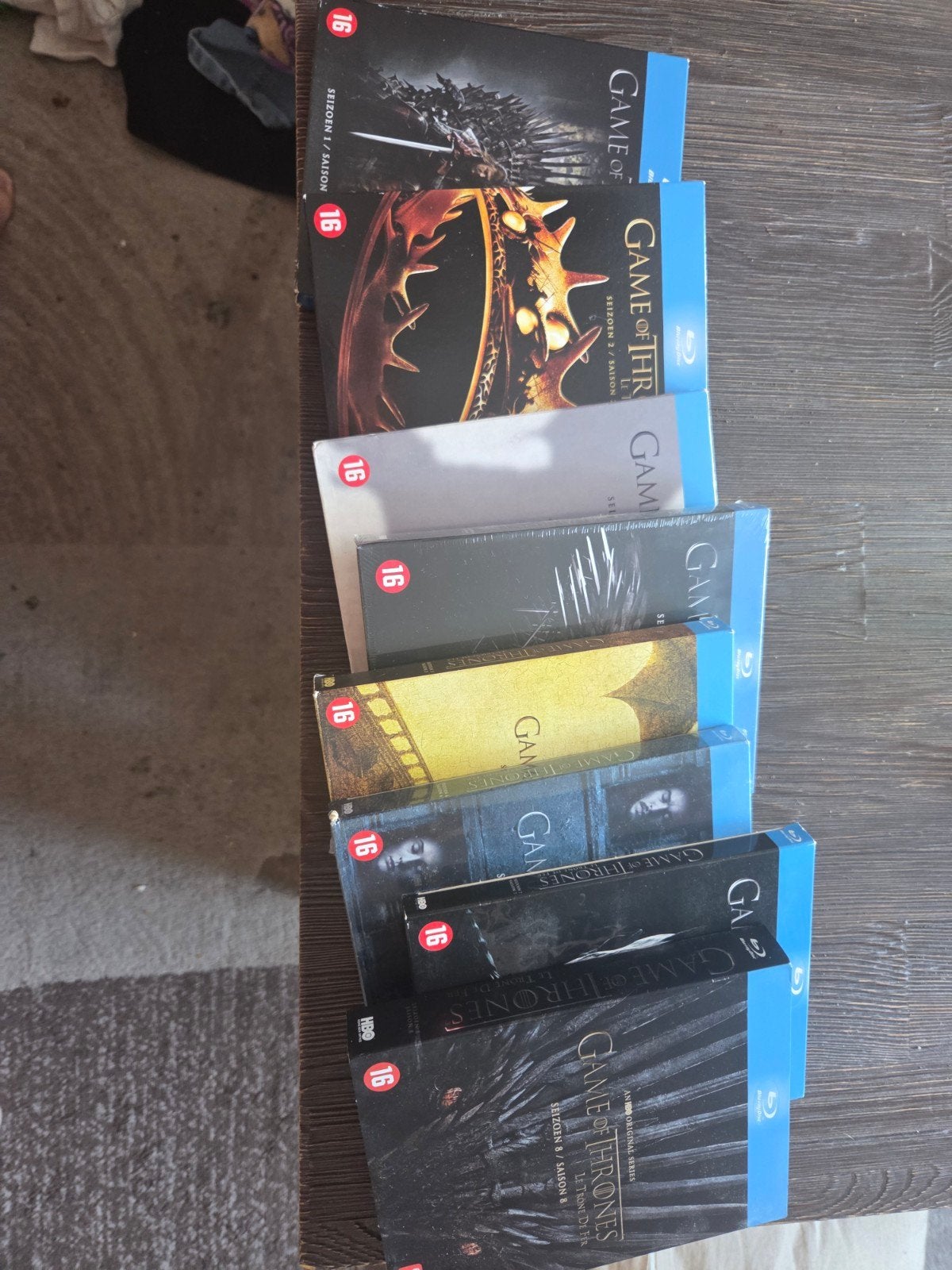 Game of Thrones Seizoen 1 t/m 8 Blu-ray Complete Serie, Vanaf 16 jaar, Ophalen of Verzenden, Complete serie, Gebruikt