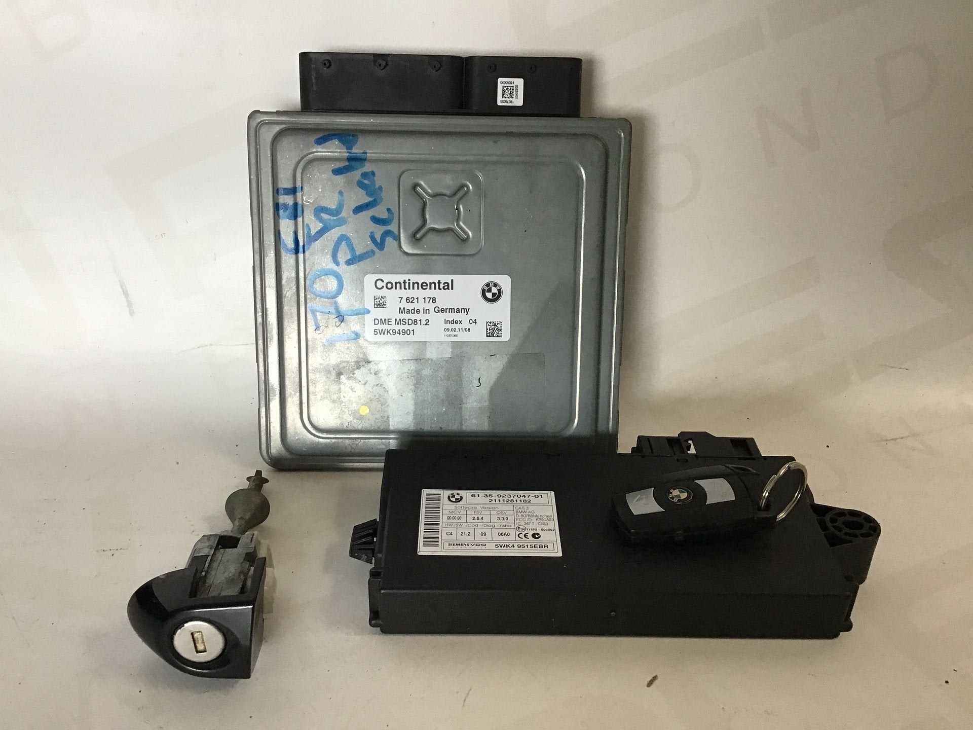 Computer motormanagement set N43 170 pk BMW E81 7621178, Gebruikt, -, -, Ophalen of Verzenden