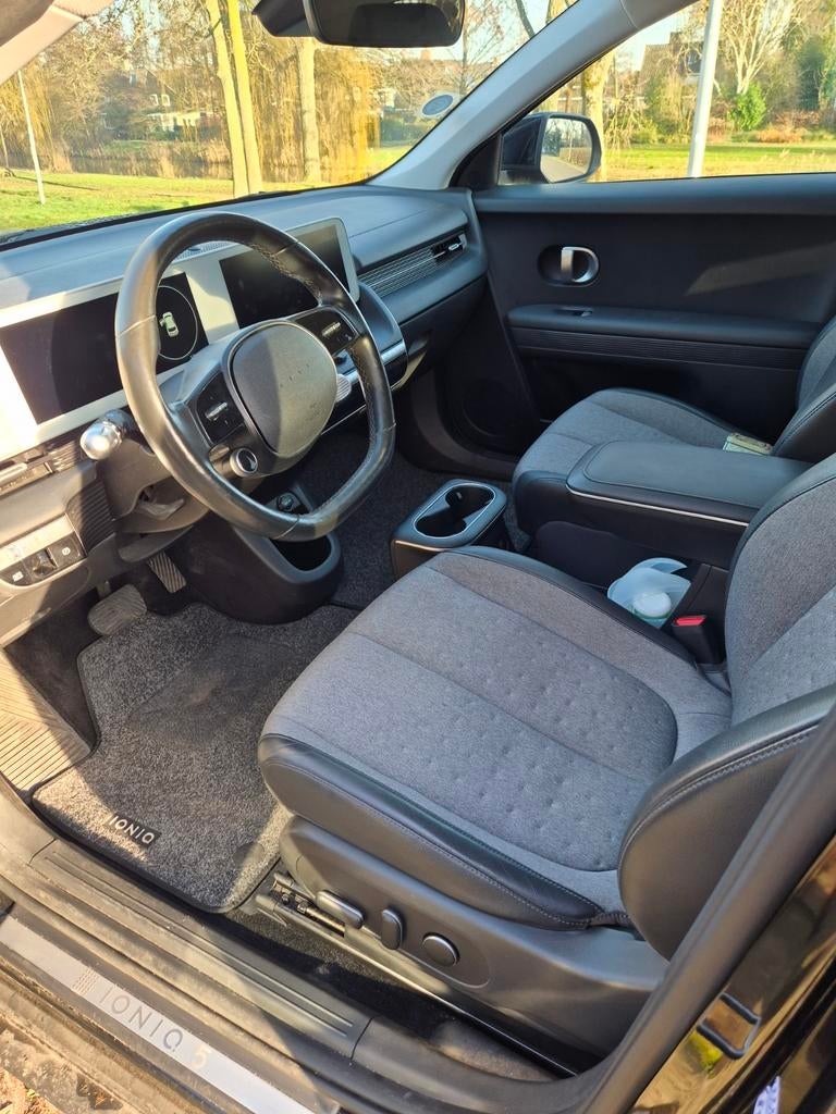 Hyundai IONIQ 5 73 kWh 217pk RWD 2021 Zwart, Automaat, Achterwielaandrijving, Leder en Stof, Zwart
