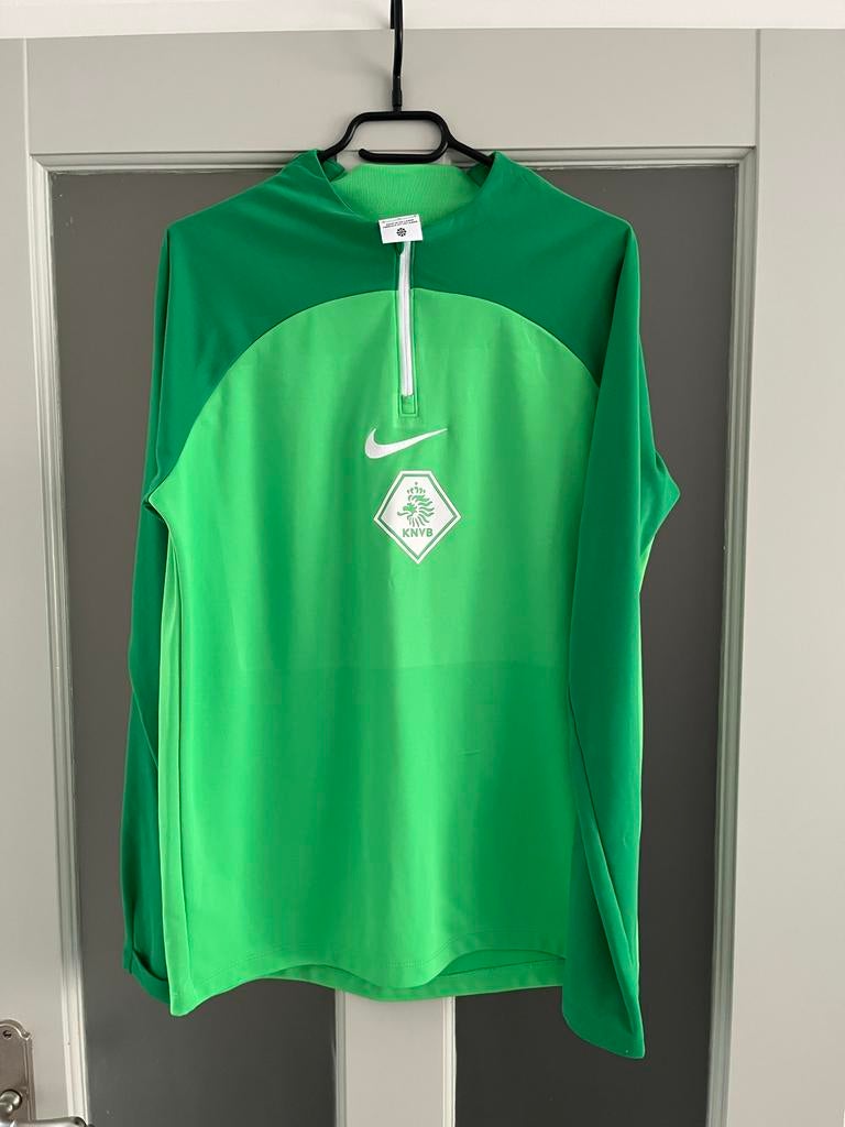 Nike KNVB Trainingspak - Groen/Zwart, Maat 48/50 (M), Ophalen of Verzenden, Zo goed als nieuw, Voetbal