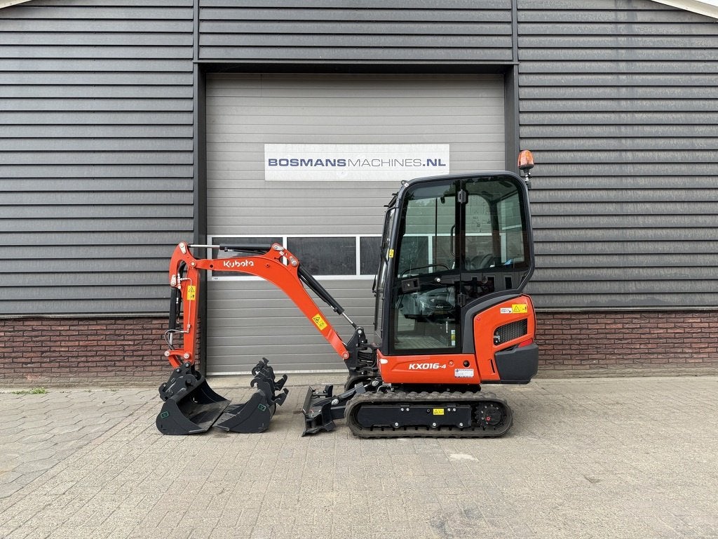 Kubota KX016 minigraver NIEUW €365 LEASE, Zakelijke goederen, Machines en Bouw | Kranen en Graafmachines, Kubota Hol, Kbt_g.eu_market_surveillance@kubota.com
