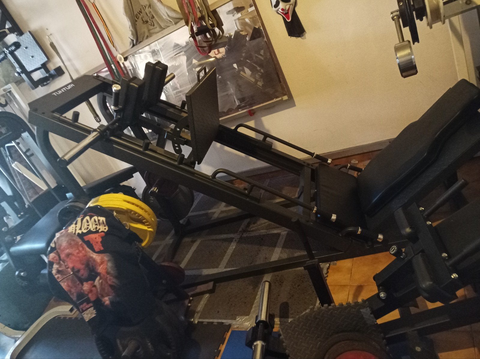 Tunturi Leg Press / Hack Squat - Zo goed als nieuw, Ophalen, Zo goed als nieuw, Krachtstation