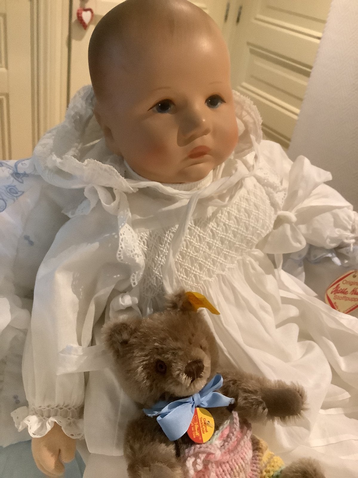Kathe Kruse Traumerchen Leerbaby 55cm,, Ophalen of Verzenden, Zo goed als nieuw, Pop
