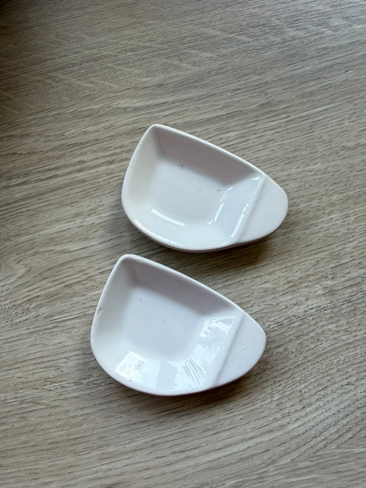 Twee witte theezakjes onderzetters, Ophalen of Verzenden, Zo goed als nieuw