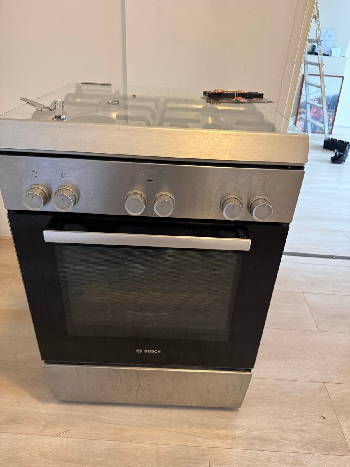 Bosch Gasfornuis, Witgoed en Apparatuur, 60 cm of meer, Gas, Niet werkend, Vrijstaand