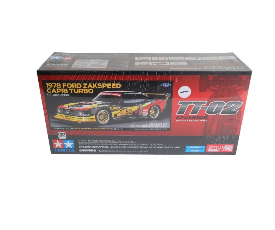 Tamiya 47526 1:10 RC Ford Zakspeed Capri Turbo 1978 TT-02