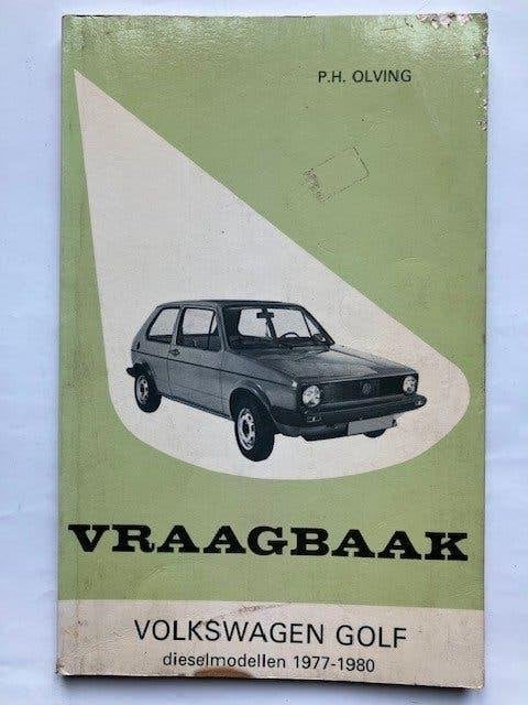 Vraagbaak   Volkswagen     Golf  Diesel        1977  -  1980, Ophalen of Verzenden