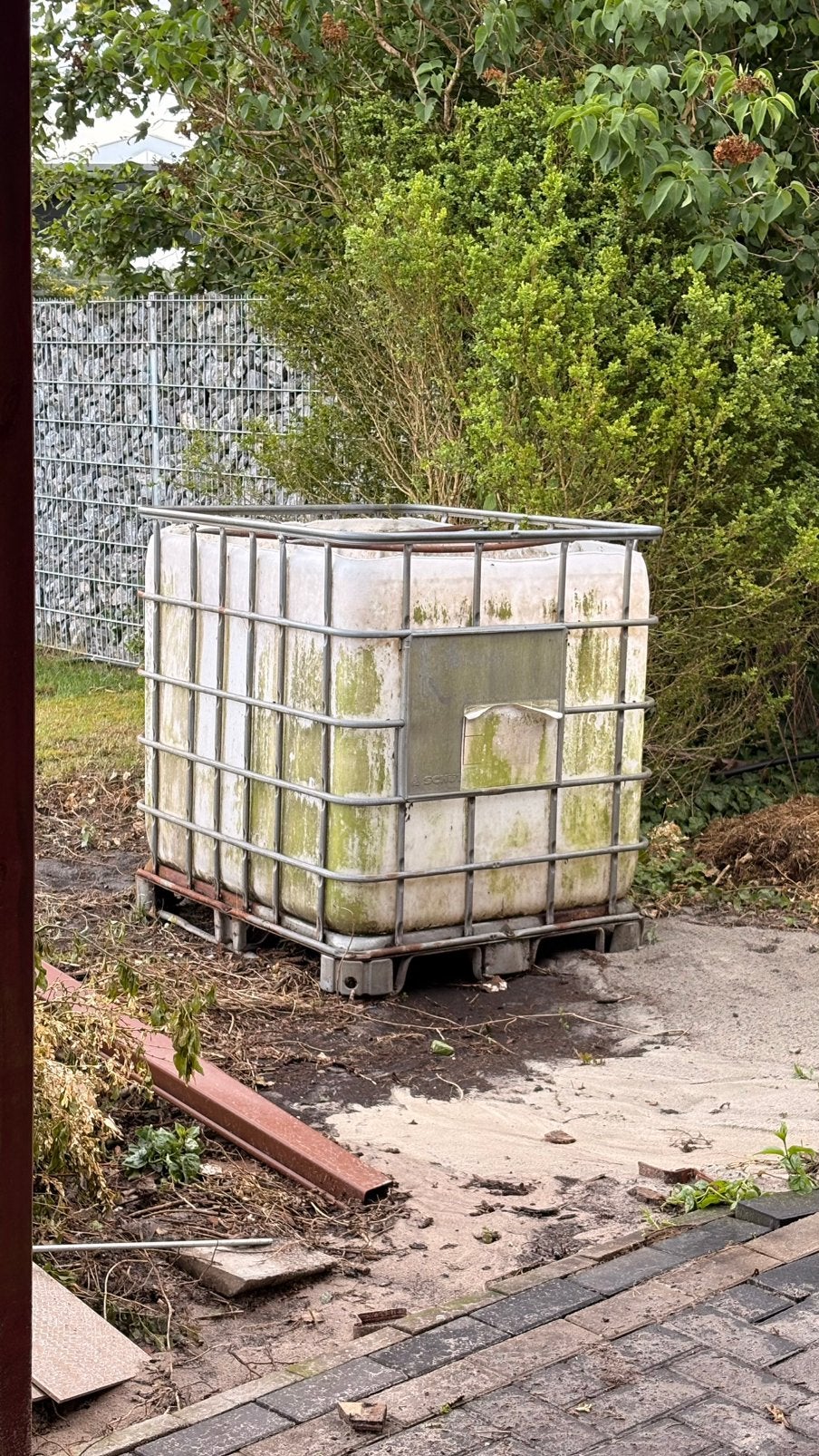 IBC vat, Ophalen, Kunststof, Gebruikt, Met kraantje