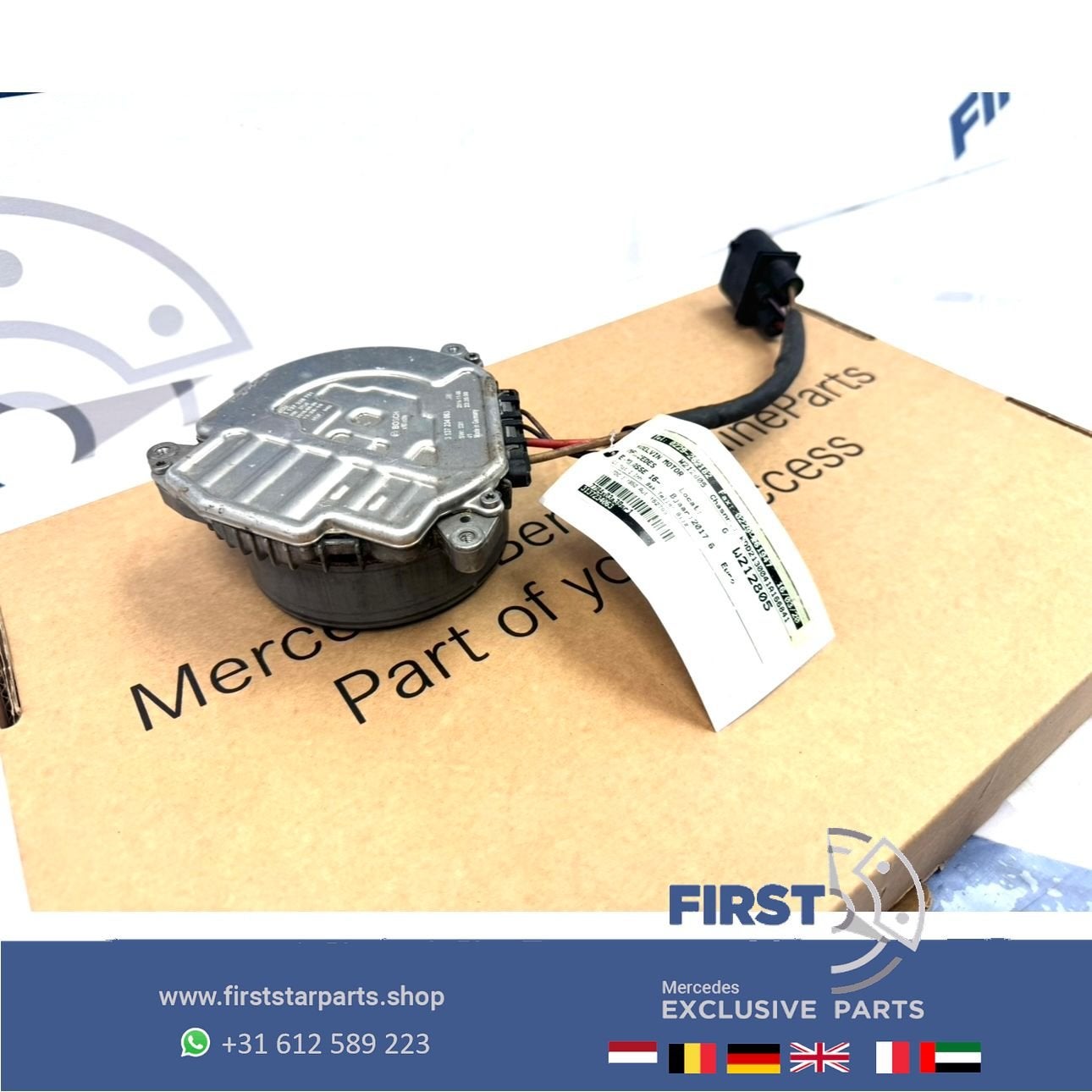 KOELVAN MODULE A0999069000 63 AMG Ventilator MOTOR Mercedes, Gebruikt, -, Ophalen of Verzenden, -
