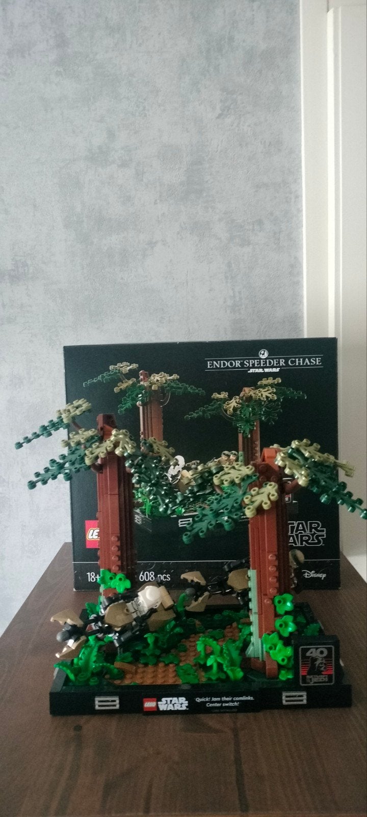 Lego star wars 75353 endor speeder chase, Star Wars, Lego, Ophalen of Verzenden, Zo goed als nieuw