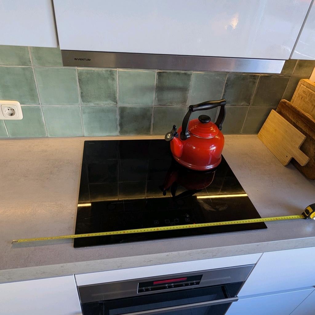 Inventum inductie kookplaat glas, Ophalen, Inbouw, Inductie, 4 kookzones