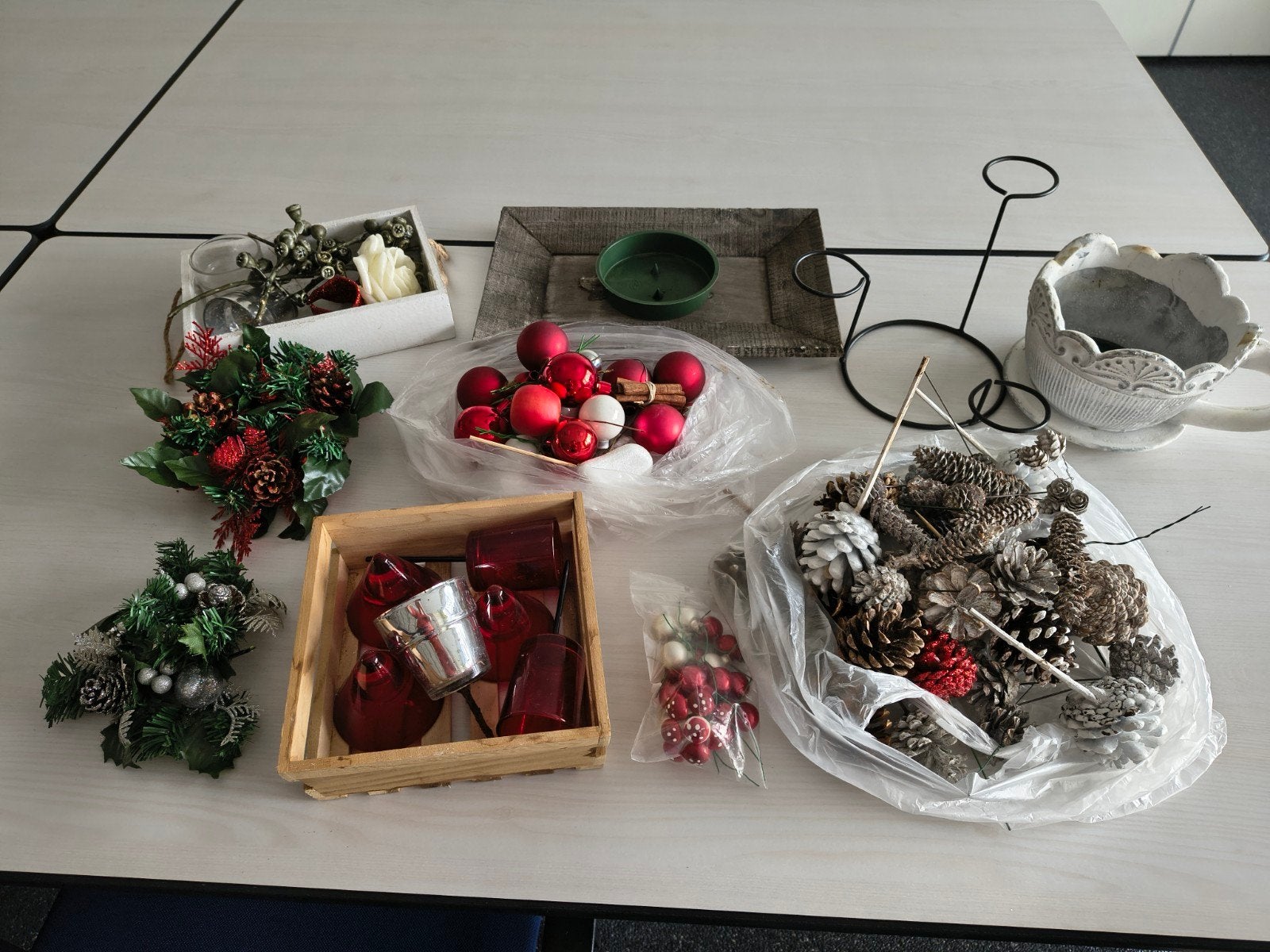Materiaal voor kerststukjes, Ophalen of Verzenden, Zo goed als nieuw