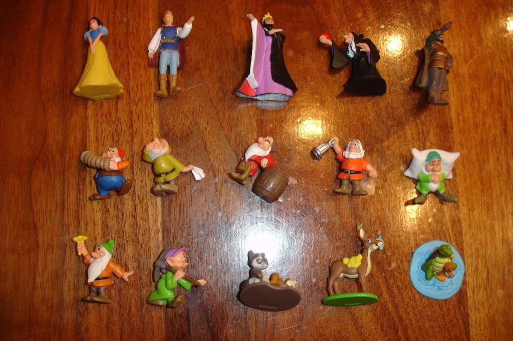 Disney sneeuwwitje en de 7 dwergen set ah albert heijn 15 st, Albert Heijn, Ophalen of Verzenden