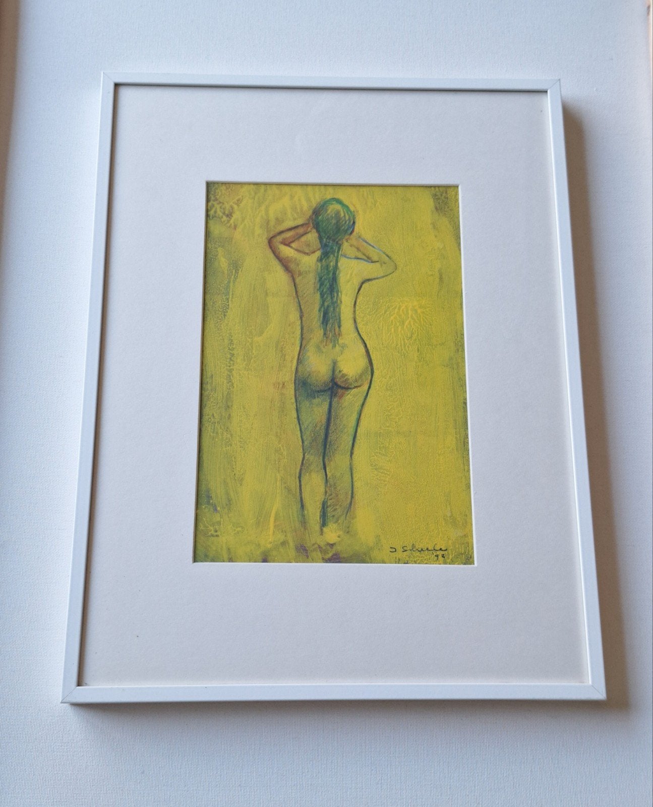 Schilderij - Naakt, Ophalen of Verzenden