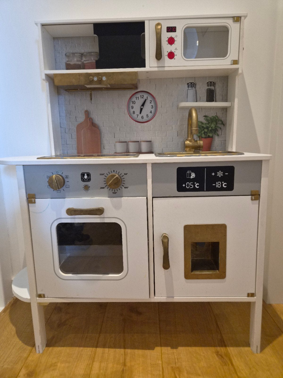 Speelkeuken met accessoires - alleen af te halen, Ophalen, Gebruikt, Hout, Speelkeuken