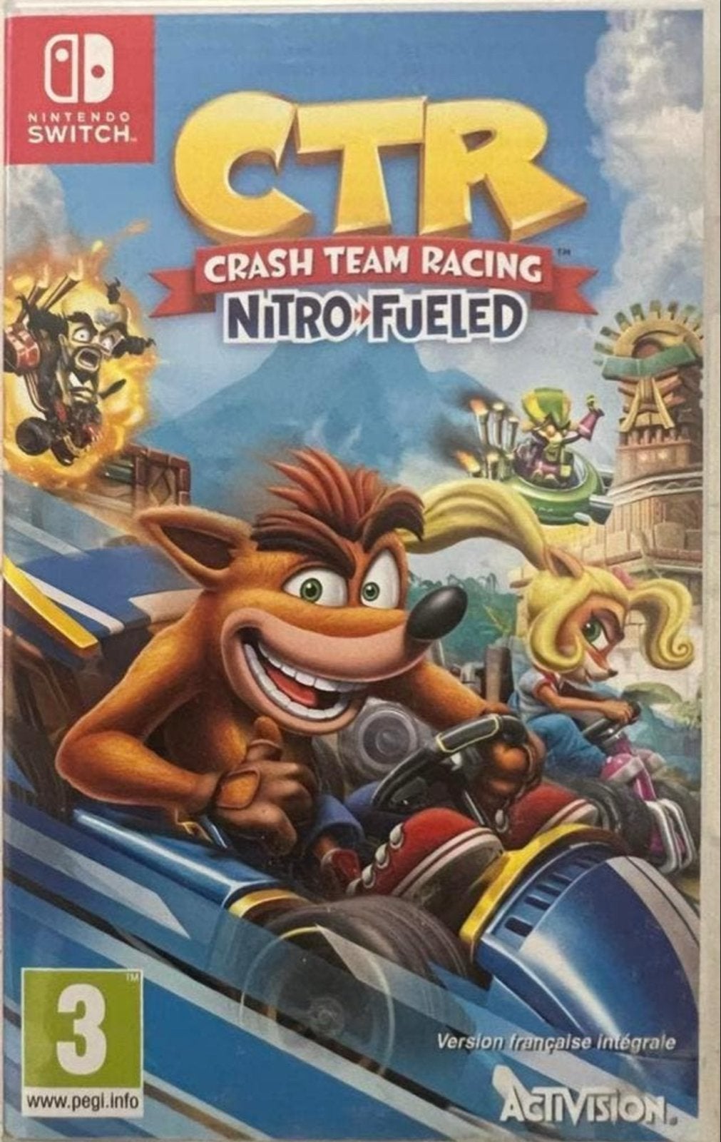 Crash Team Racing Nitro-Fueled Nintendo Switch, Racen en Vliegen, Eén computer, Ophalen of Verzenden, Zo goed als nieuw