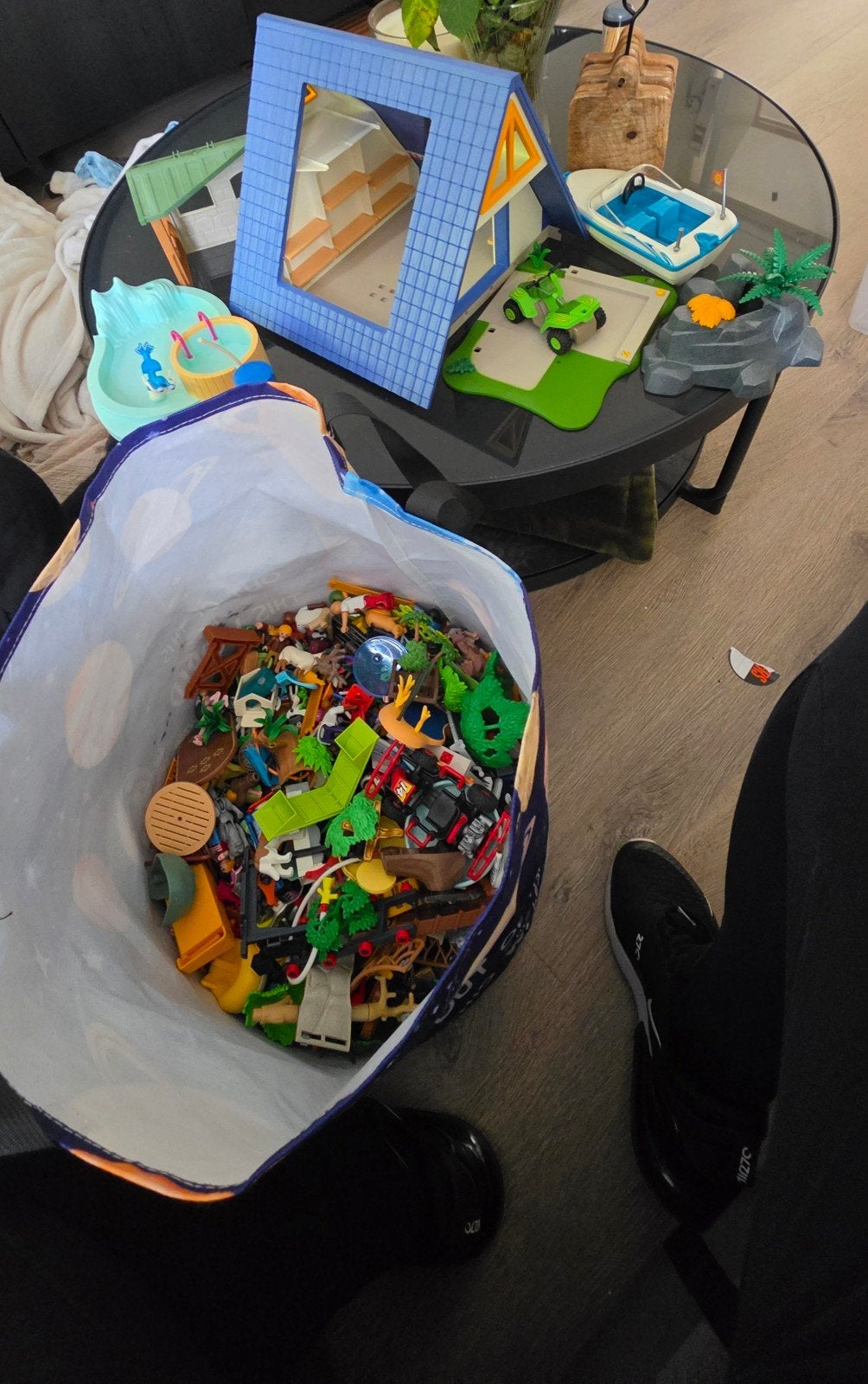 Grote zak Playmobil met diverse sets en losse onderdelen, Ophalen of Verzenden, Gebruikt, Losse onderdelen, Overige typen
