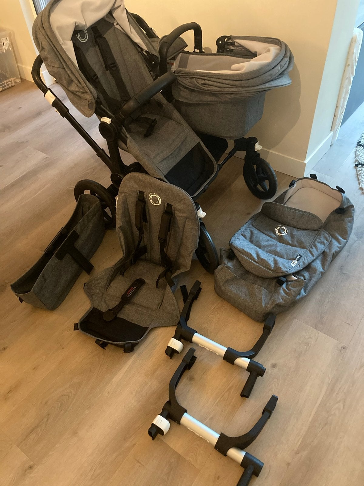 Bugaboo Donkey 3 Duo kinderwagen - Zo goed als nieuw, Ophalen, Zo goed als nieuw, Combiwagen, Duowagen