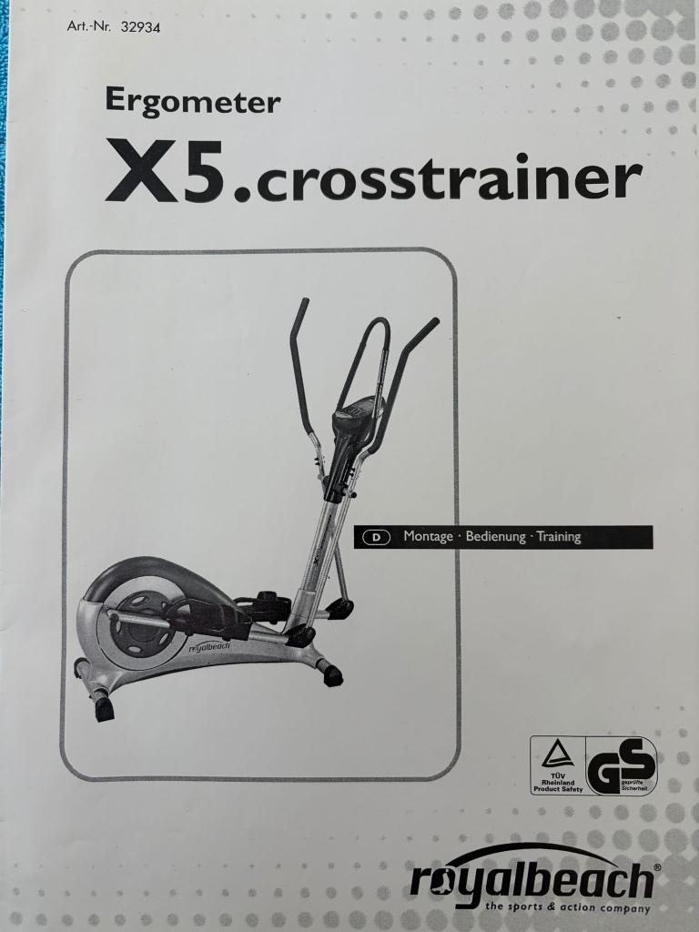 partij fitness app: crosstrainer, roeitrainer en wellbox, Ophalen, Zo goed als nieuw, Benen, Crosstrainer