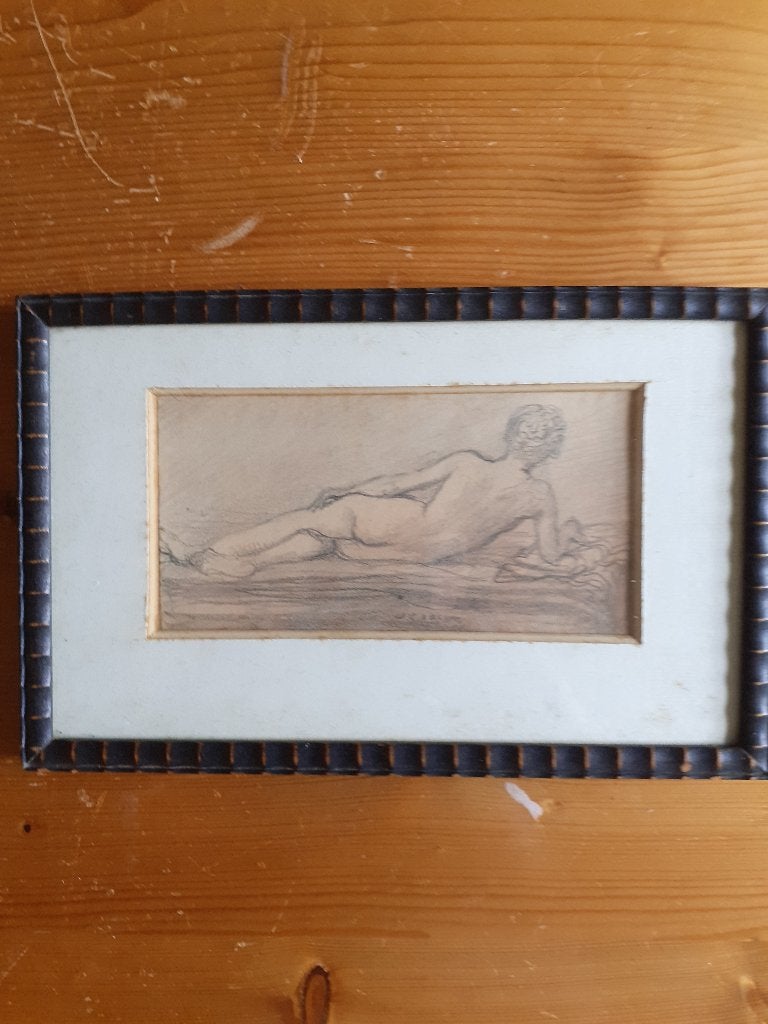 Tekening, Ophalen, Portret of Personen, Tekening, Klassiek