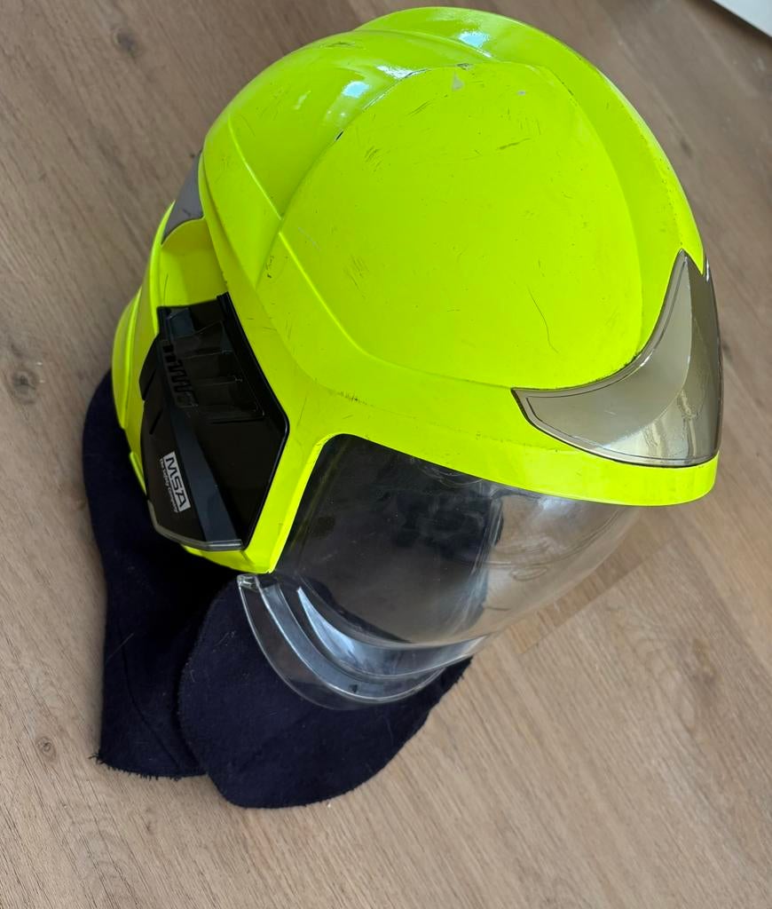 Brandweerhelm, origineel, Nederlandse branweerhelm, Ophalen, Tweedehands, M, Overige merken