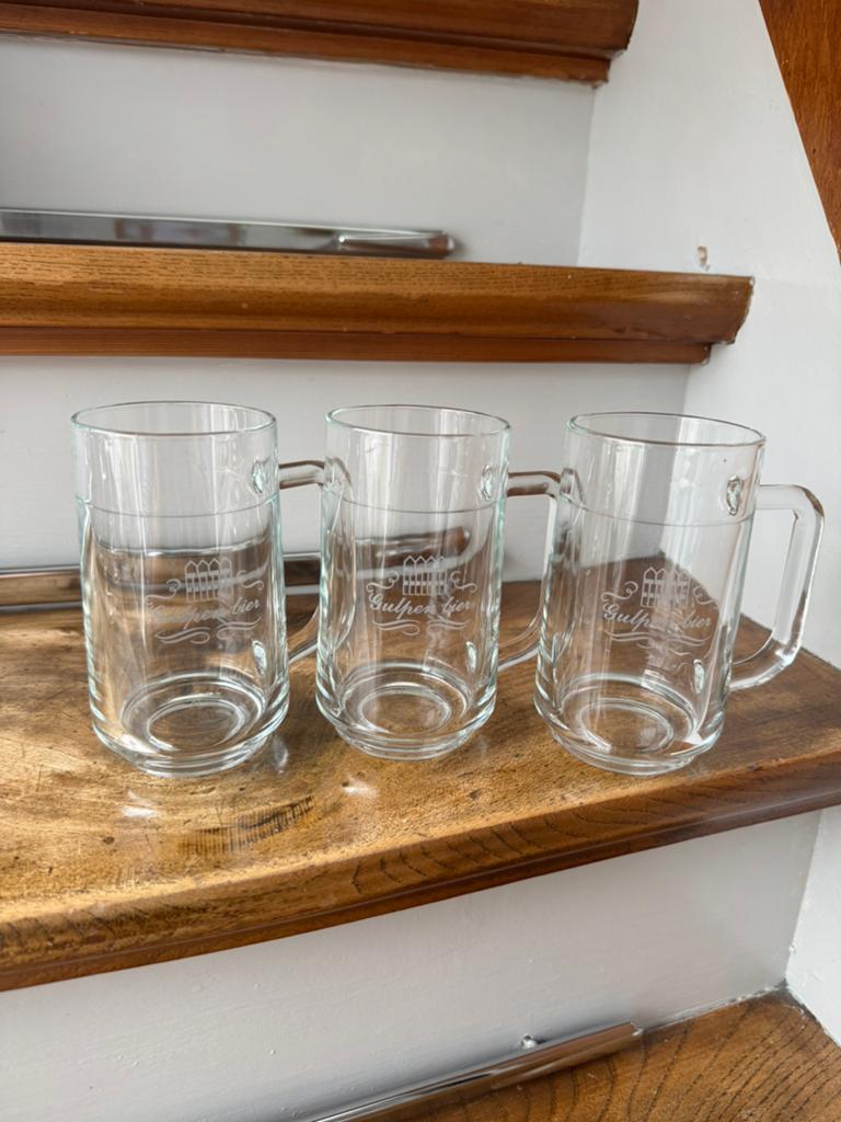 2x Gulpener bierpul, Verzamelen, Ophalen of Verzenden, Zo goed als nieuw, Pul(len), Gulpener