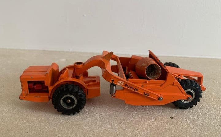 Matchbox King Size Allis-Chalmers Motor Scraper-Model K6, Ophalen of Verzenden, Gebruikt