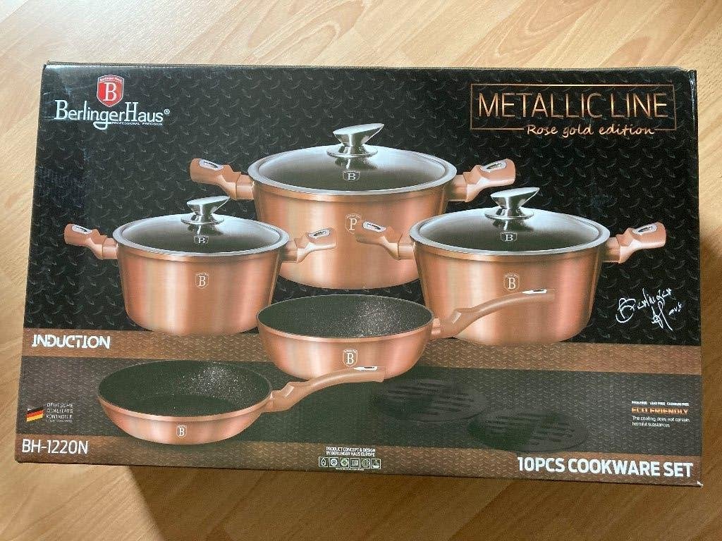 Pannenset, Huis en Inrichting, Keuken | Potten en Pannen, Ophalen, Nieuw, Pannenset, Rvs