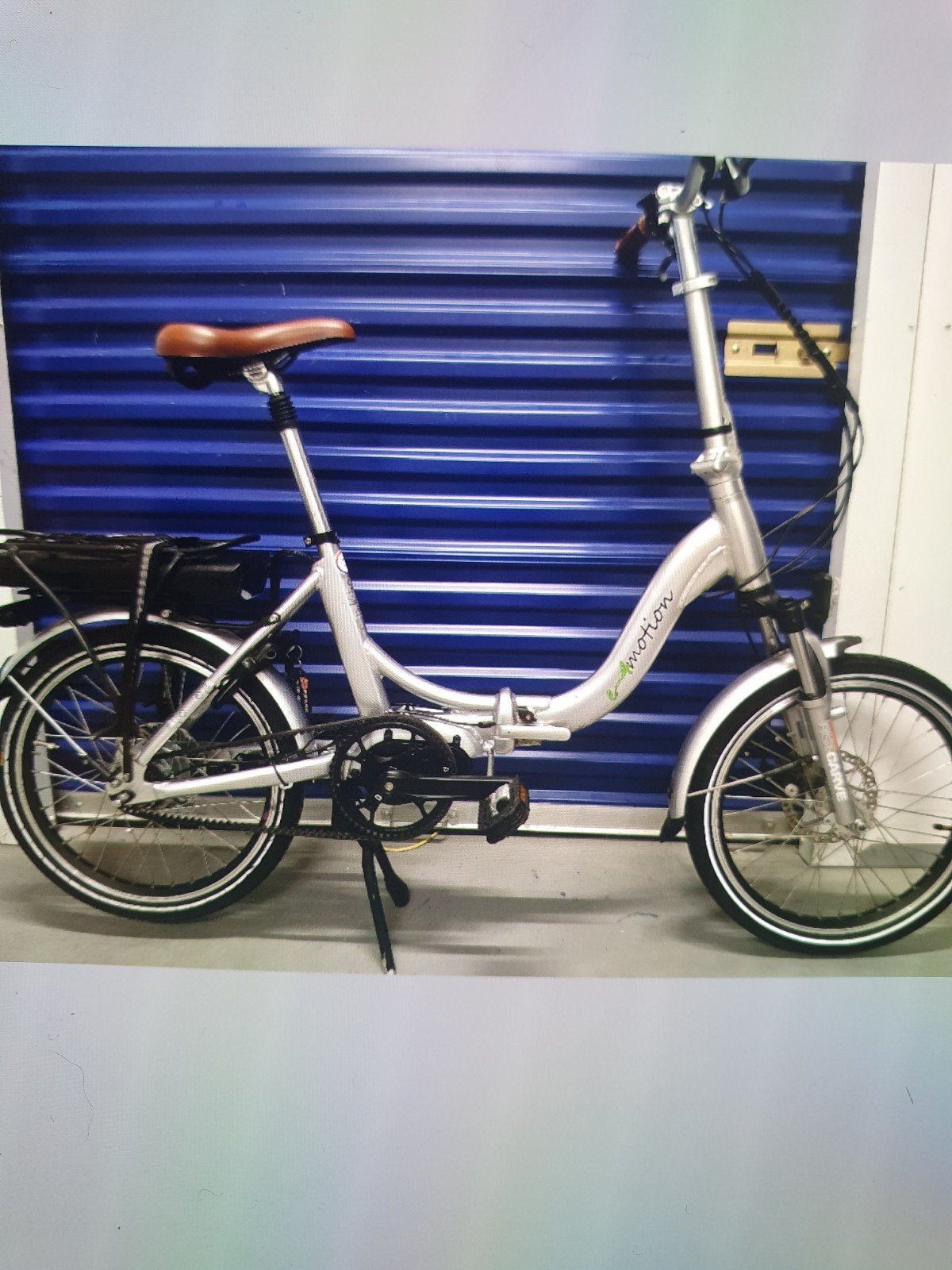 2x elektrishe vouwfietsen midden motor, Fietsen en Brommers, Ophalen, Versnellingen, Zo goed als nieuw, Totaal opvouwbaar
