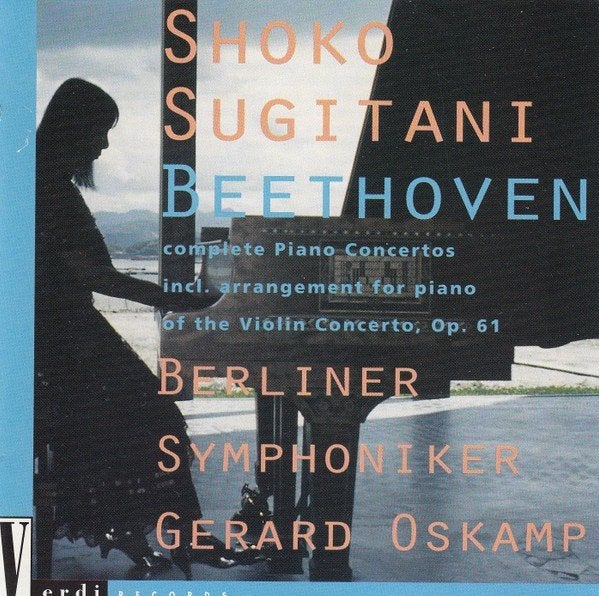 Beethoven, Shoko Sugitani Complete Piano Concertos 3 CD's, Cd's en Dvd's, Cd's | Klassiek, Gebruikt, Boxset, Ophalen of Verzenden