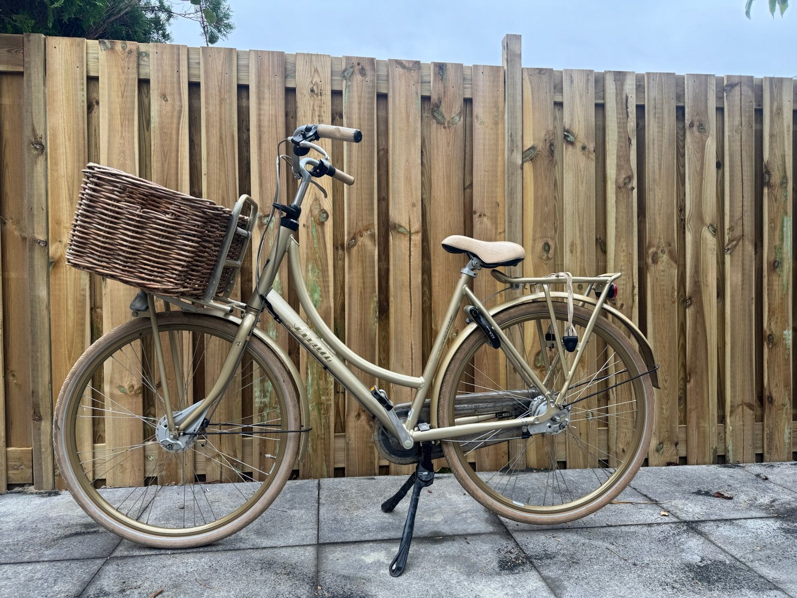 Batavus Diva Damesfiets met Mand - Frame 56cm, Fietsen en Brommers, Ophalen, Terugtraprem, Gebruikt, Versnellingen