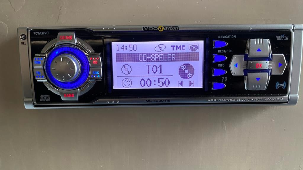 VDO Dayton MS 4200 RS Multimedia Navigatiesysteem, Auto diversen, Autoradio's, Gebruikt, Ophalen of Verzenden