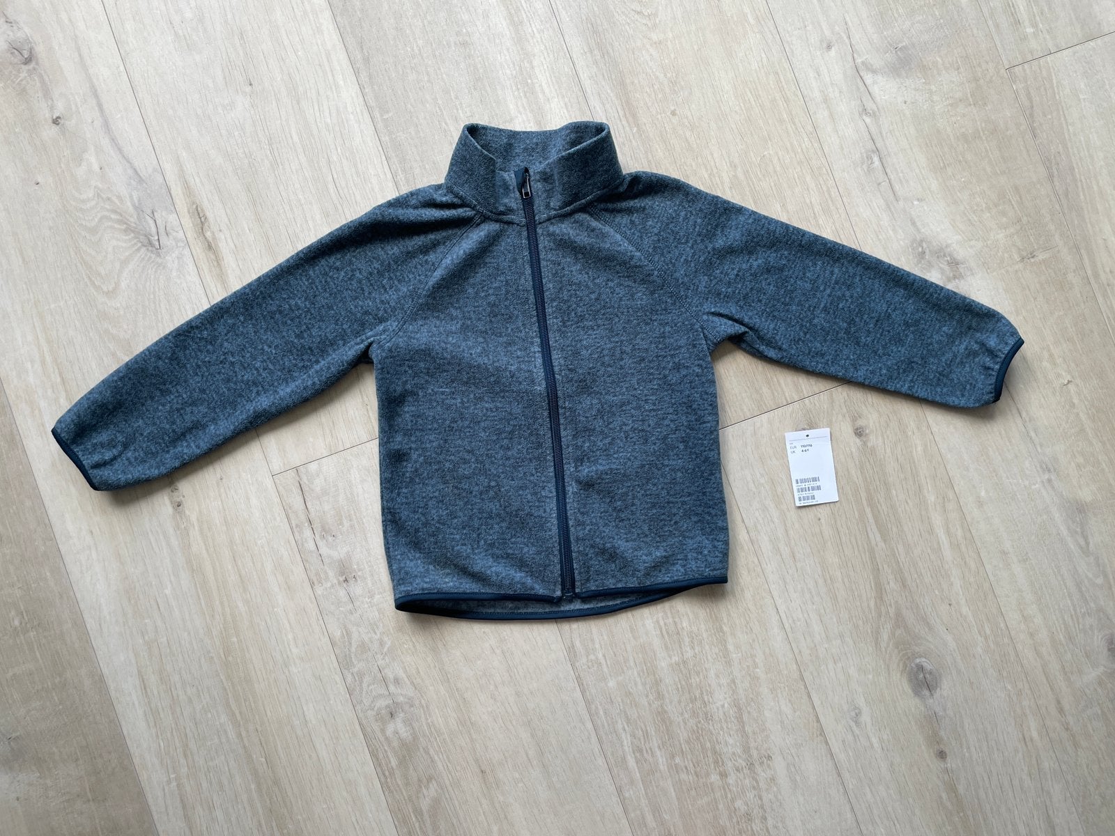 H&M blauw fleecevest maat 110/116 – keurige staat, Kinderen en Baby's, Kinderkleding | Maat 110, Ophalen of Verzenden, Zo goed als nieuw
