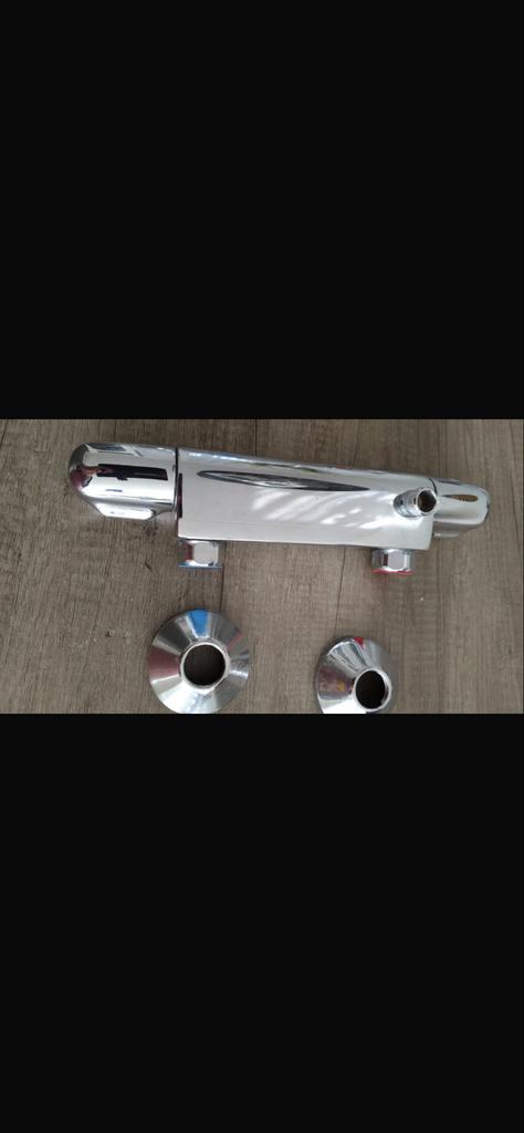 Nieuwe chromen thermostaatkraan voor douche, Ophalen of Verzenden, Zo goed als nieuw, Chroom, Kraan