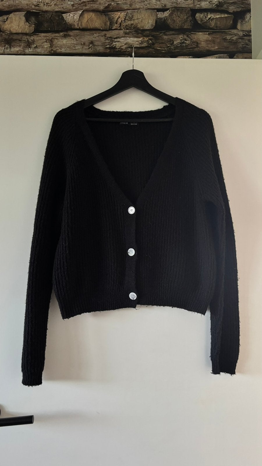 Nieuw zwart ribgebreid vest maat s, Ophalen of Verzenden, Nieuw, Maat 36 (S), Zwart