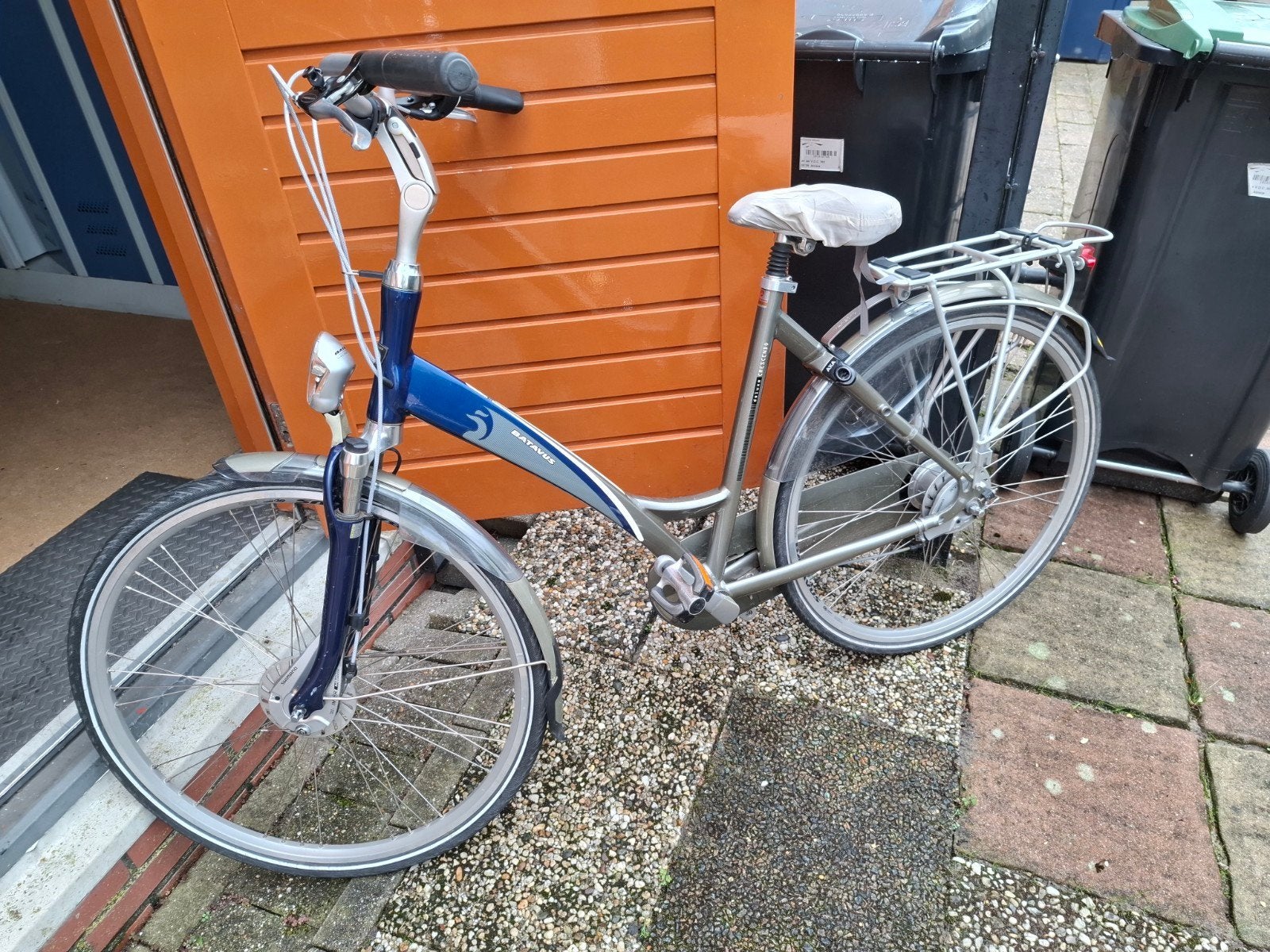 Batavus damesfiets met lage instap en versnellingen, Fietsen en Brommers, Ophalen, Velgrem, (Extra) lage instap, Batavus