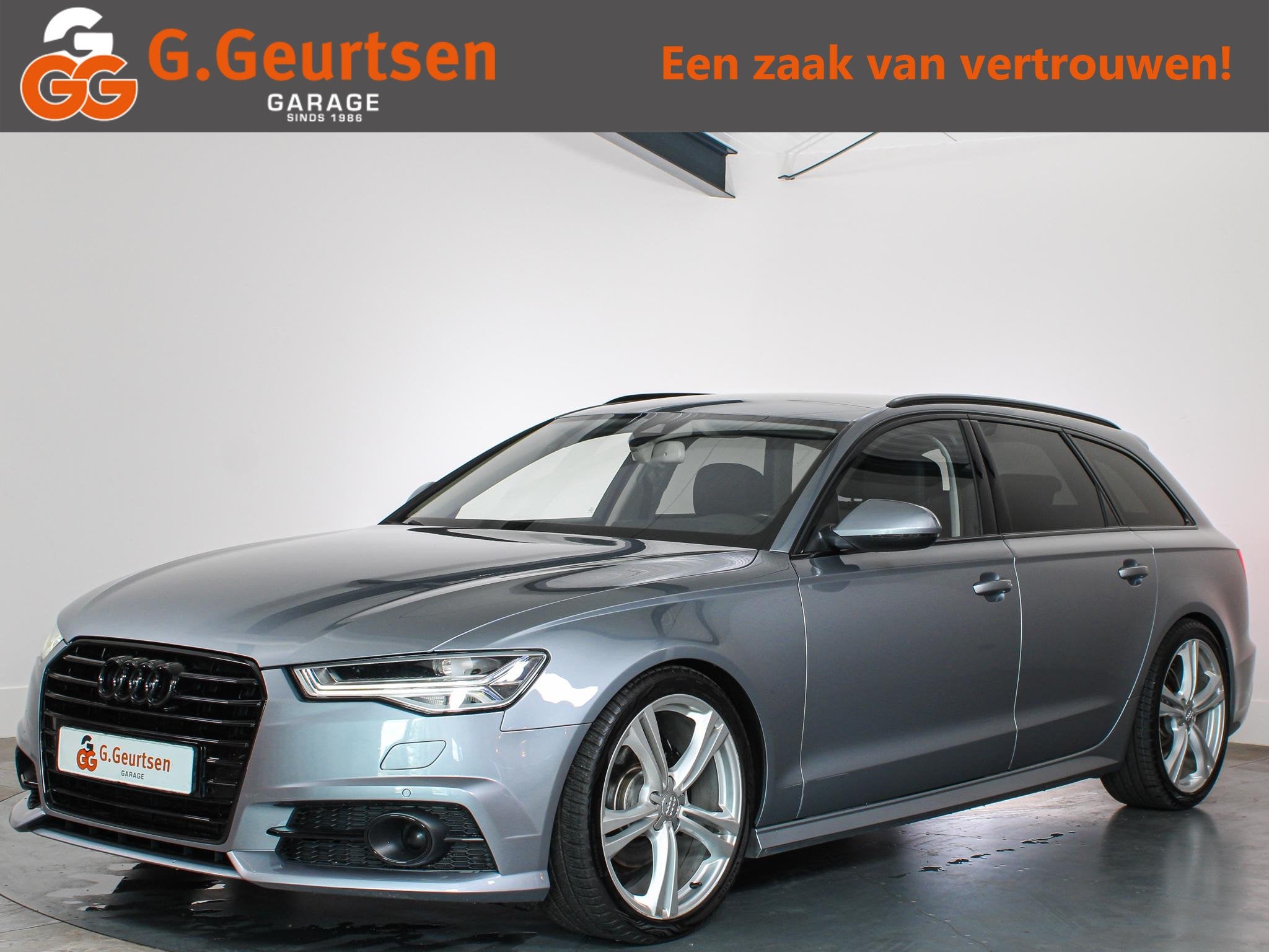 Audi A6 Avant 1.8 TFSI S-line 190PK Black optik, Trekhaak, N, Auto's, Audi, Automatische klimaatregeling, Leder, 93 €/maand, 1700 kg