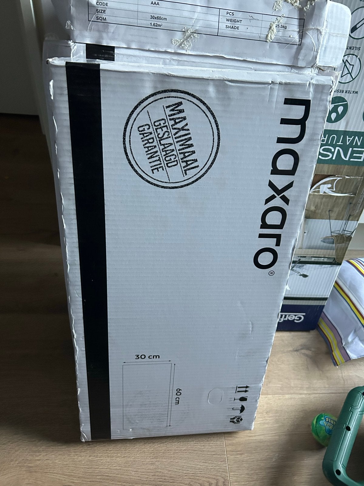 Beige Maxaro tegels 30x60cm, 1.62m² per doos 2 dozen, Doe-het-zelf en Verbouw, Tegels, Ophalen, 40 tot 60 cm, Keramiek, Nieuw