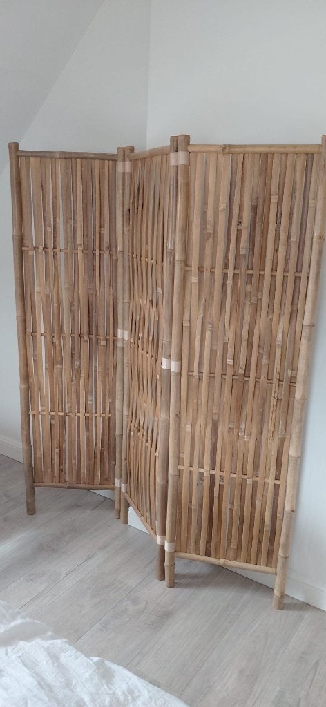 Kamerscherm bamboe hout NIEUW, Ophalen, Nieuw