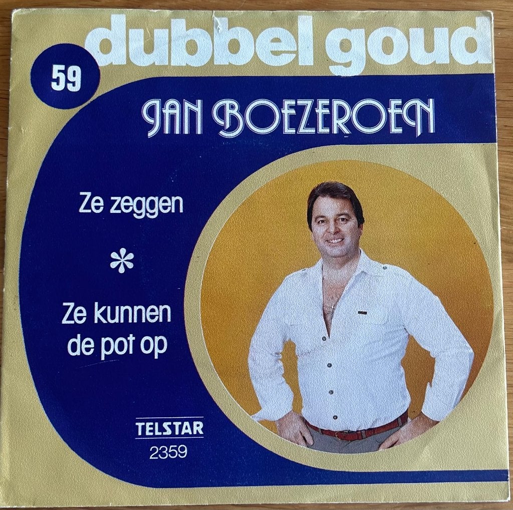 Piraten Single Jan Boezeroen (Telstar)., Cd's en Dvd's, Gebruikt, Verzenden, 7 inch, Overige typen