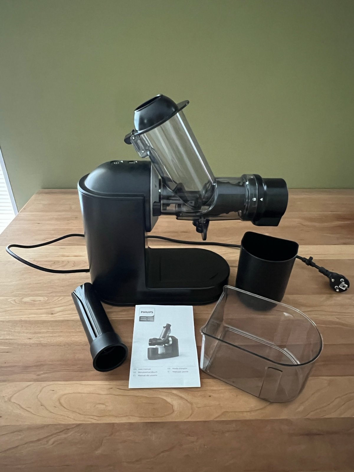 Philips HR1889 Slowjuicer - Slechts 1x gebruikt!, Witgoed en Apparatuur, Ophalen, Zo goed als nieuw, Elektrisch, Slowjuicer