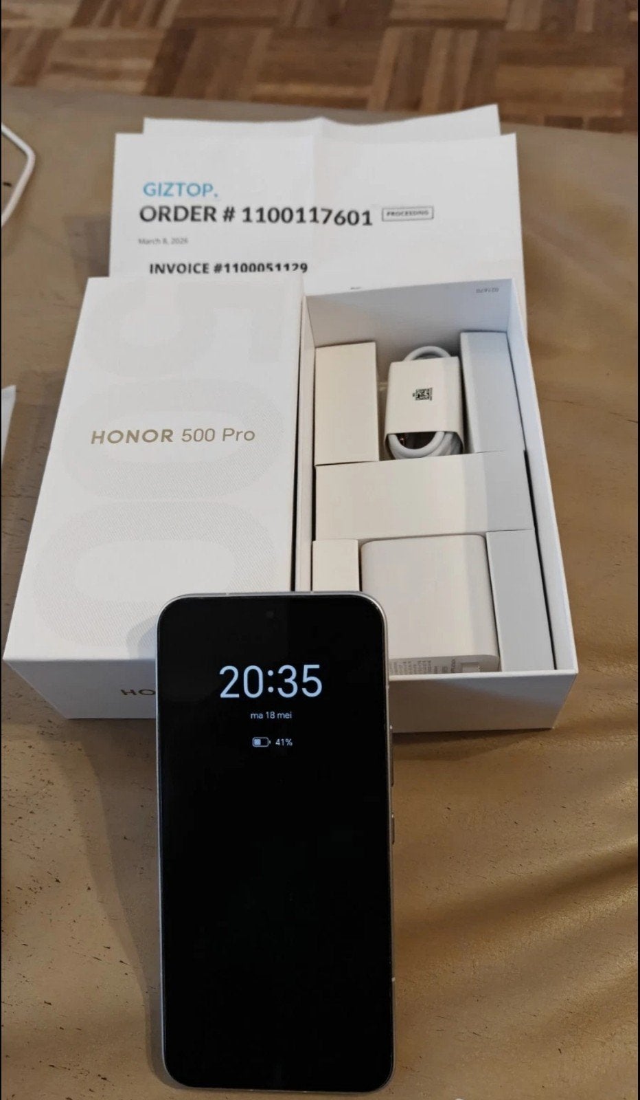 honor 500 pro 256gb, 256 GB, Ophalen of Verzenden, Zilver, Overige modellen