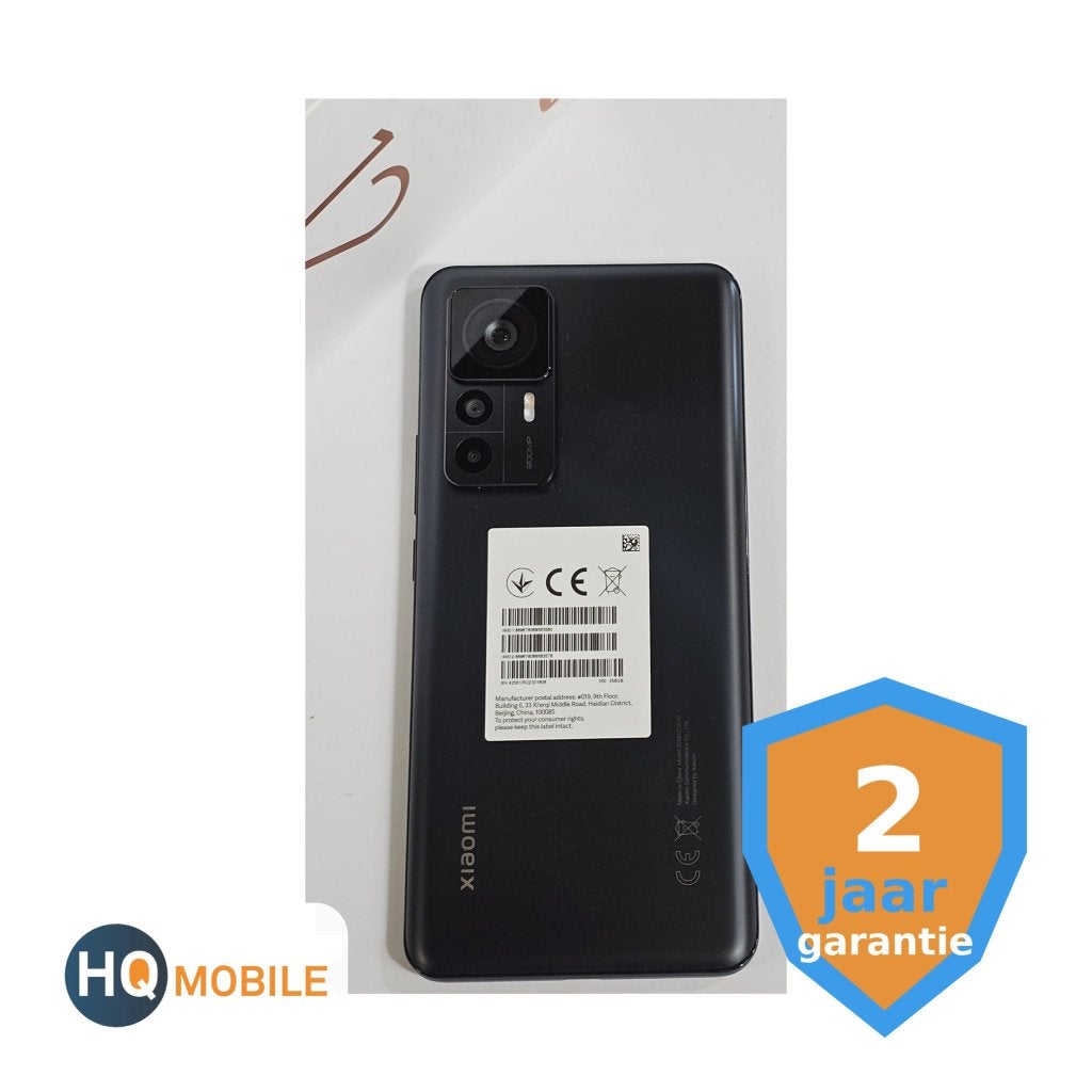Xiaomi 12T Pro - 256GB - Zwart | Retourdeal, Telecommunicatie, Overige modellen, Support@xiaomi,com, Nieuw, Zonder simlock