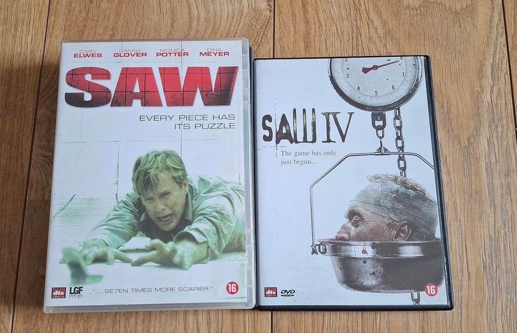 SAW 1,(2, 3) & 4, Vanaf 16 jaar, Ophalen of Verzenden, Zo goed als nieuw, Slasher
