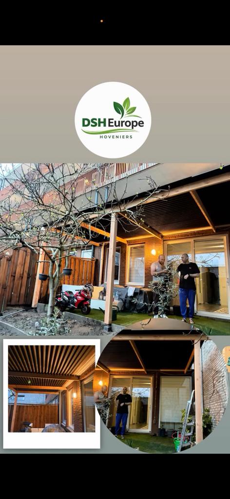 Een Huis veranda of een overkapping ?, Ophalen of Verzenden, Zo goed als nieuw, Hout
