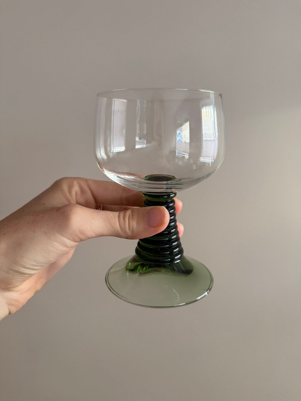 Roemer Glazen Groen | Vintage, Ophalen of Verzenden, Gebruikt, Overige typen